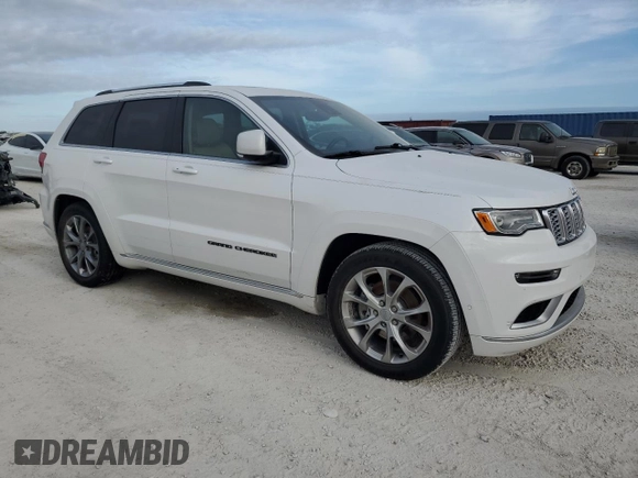 2021 Jeep Grand Cherokee Summit with VIN 1C4RJFJG2MC588782, listed as a Copart auction lot 77001134 with 0 mi miles and Non Repairable. Bid and sale history available at carsss.com. Image 4.