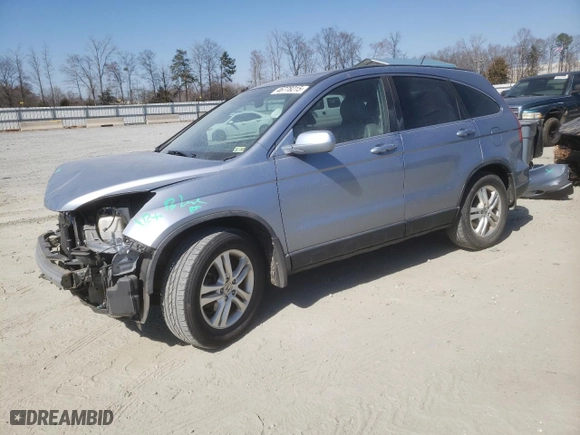 2010 Honda CR-V EX-L with VIN 5J6RE4H70AL043197, listed as a Copart auction lot 46778215 with 134,131 mi miles and Salvage Title. Bid and sale history available at carsss.com. Image 1.
