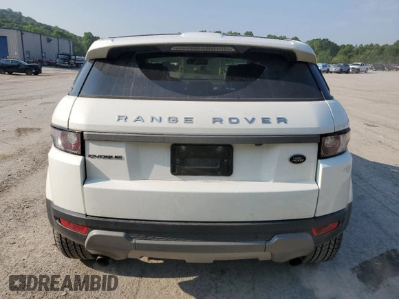 2015 Land Rover Range Rover Evoque Pure Plus with VIN SALVP2BGXFH072687, listed as a Copart auction lot 58975785 with 100,417 mi miles and Salvage title. Bid and sale history available at DreamBid. Image 6.