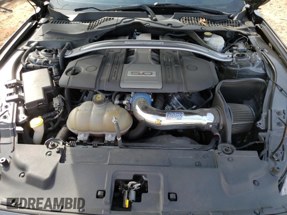 2019 Ford Mustang GT with VIN 1FA6P8CF0K5124320, listed as a Copart auction lot 48339554 with 102,387 mi miles and Salvage title. Bid and sale history available at DreamBid. Image 11.