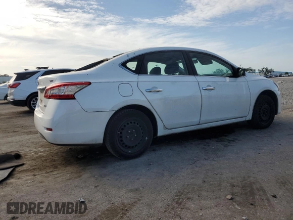 2014 Nissan Sentra SV with VIN 3N1AB7AP9EY334854, listed as a Copart auction lot 63111585 with 89,328 mi miles and Salvage title. Bid and sale history available at DreamBid. Image 3.