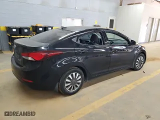 2016 Hyundai Elantra Value Edition with VIN KMHDH4AE4GU601616, listed as a Copart auction lot 50981405 with 117,521 mi miles and Salvage Title. Bid and sale history available at carsss.com. Image 3.