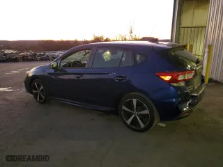 2017 Subaru Impreza Sport with VIN 4S3GTAK68H1714493, listed as a Copart auction lot 80633344 with 124,576 mi miles and Salvage Title. Bid and sale history available at carsss.com. Image 2.