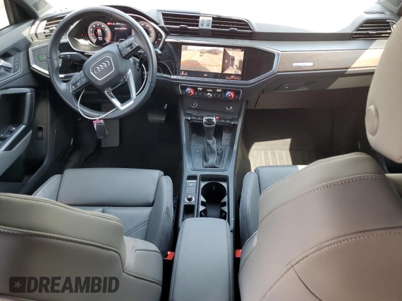 2021 Audi Q3 S line Premium Plus with VIN WA1EECF33M1006573, listed as a Copart auction lot 51449015 with 52,488 mi miles and Salvage Title. Bid and sale history available at carsss.com. Image 8.