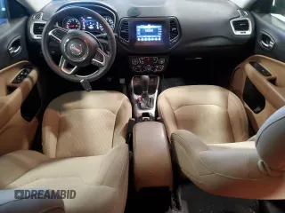 2018 Jeep Compass Sport with VIN 3C4NJCAB5JT133880, listed as a Copart auction lot 49858115 with 192,652 mi miles and Salvage Title. Bid and sale history available at carsss.com. Image 8.