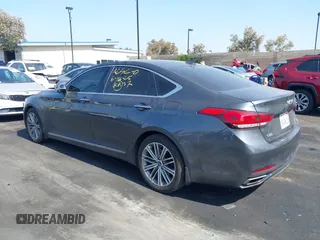 2018 Genesis G80 3.8L with VIN KMHGN4JE8JU257690, listed as a IAAI auction lot 42539996 with 50,619 mi miles and . Bid and sale history available at DreamBid. Image 15.