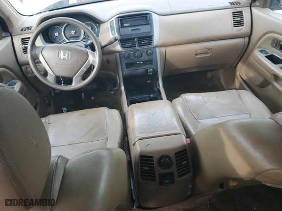 2007 Honda Pilot LX with VIN 5FNYF28127B018067, listed as a Copart auction lot 54637374 with 185,541 mi miles and Salvage Title. Bid and sale history available at carsss.com. Image 8.
