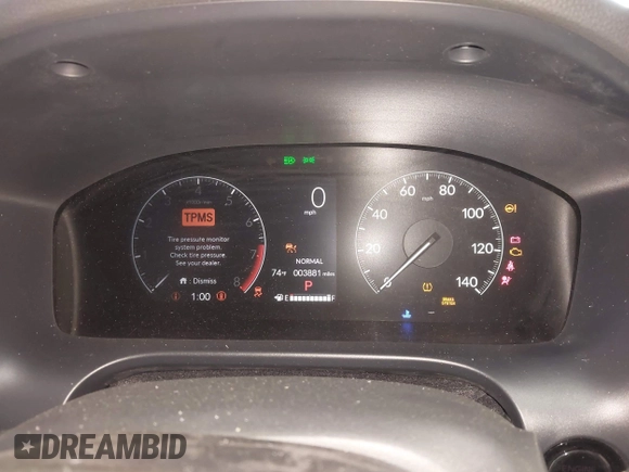 2024 Honda HR-V LX with VIN 3CZRZ2H38RM755554, listed as a IAAI auction lot 42426436 with 3,881 mi miles and . Bid and sale history available at DreamBid. Image 7.