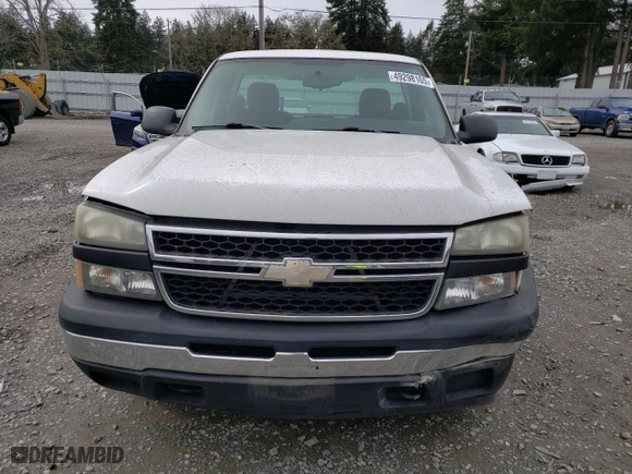 2006 Chevrolet Silverado 1500 Work Truck with VIN 3GCEC14V26G151645, listed as a Copart auction lot 49298165 with 107,504 mi miles and Salvage Title. Bid and sale history available at carsss.com. Image 5.