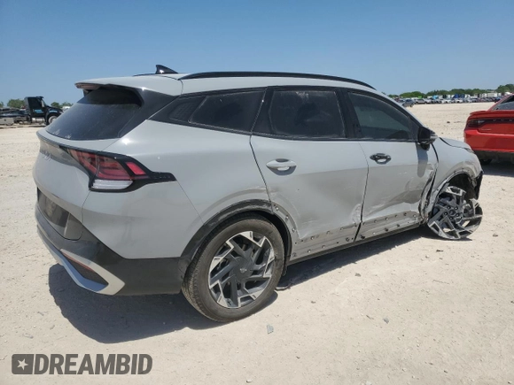 2024 Kia Sportage SX-Prestige with VIN 5XYK53DFXRG225706, listed as a Copart auction lot 52489285 with Not Provided miles and Salvage Title. Bid and sale history available at carsss.com. Image 3.