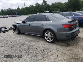2018 Audi S4 Premium Plus with VIN WAUB4AF48JA233484, listed as a Copart auction lot 71469404 with 37,997 mi miles and Salvage Title. Bid and sale history available at carsss.com. Image 2.