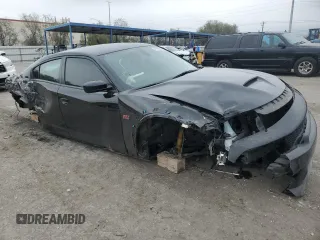 2020 Dodge Charger Scat Pack Widebody z VIN 2C3CDXGJ5LH232350, wystawiony jako Copart lot #47999665 z przebiegiem 37 599 mil mil oraz Szkoda całkowita • Salvage title. Historia ofert i sprzedaży dostępna na DreamBid. Obrazek 4.