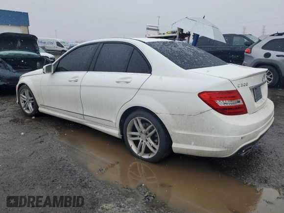 2014 Mercedes-Benz C-Class C 300 Sport with VIN WDDGF8AB8EG250876, listed as a Copart auction lot 47061165 with 211,142 mi miles and Clean Title. Bid and sale history available at carsss.com. Image 2.