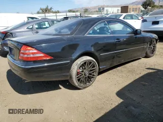 2002 Mercedes-Benz CL-Class with VIN WDBPJ78J12A020190, listed as a Copart auction lot 72278524 with 115,206 mi miles and Salvage Title. Bid and sale history available at carsss.com. Image 3.
