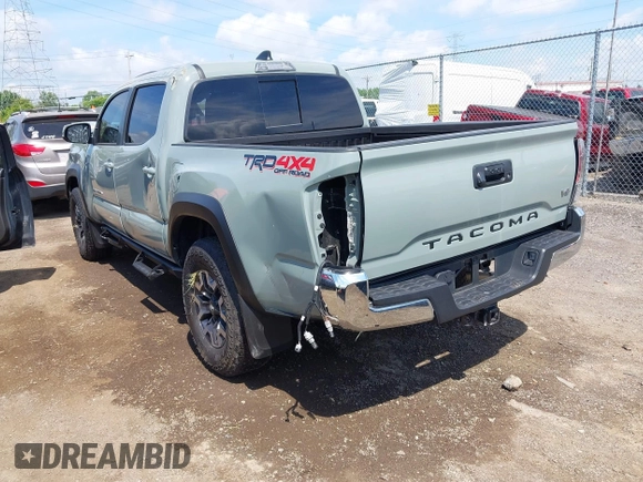 2023 Toyota Tacoma SR with VIN 3TMCZ5AN1PM581266, listed as a IAAI auction lot 42371395 with 32,582 mi miles and . Bid and sale history available at DreamBid. Image 3.