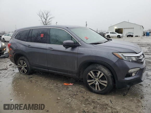 2016 Honda Pilot EX-L with VIN 5FNYF6H54GB084405, listed as a Copart auction lot 82630024 with 169,492 mi miles and Salvage Title. Bid and sale history available at carsss.com. Image 4.