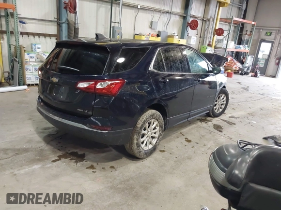 2020 Chevrolet Equinox LT with VIN 3GNAXUEV4LS606708, listed as a IAAI auction lot 41192737 with 59,539 mi miles. Bid and sale history available at carsss.com. Image 4.