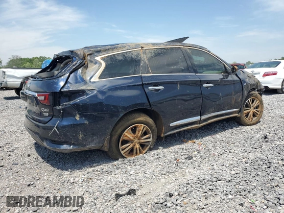 2019 Infiniti QX60 Pure z VIN 5N1DL0MM8KC557693, wystawiony jako Copart lot #53646505 z przebiegiem 67 543 mil mil oraz Szkoda całkowita • Salvage title. Historia ofert i sprzedaży dostępna na DreamBid. Obrazek 3.