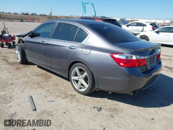 2015 Honda Accord Sport with VIN 1HGCR2F57FA111070, listed as a IAAI auction lot 41839122 with 151,985 mi miles and . Bid and sale history available at DreamBid. Image 3.