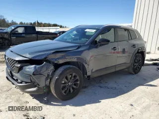 2025 Mazda CX-50 2.5 S Premium Package with VIN 7MMVABDM1SN321210, listed as a Copart auction lot 45750935 with 628 mi miles and Salvage Title. Bid and sale history available at carsss.com. Image 1.