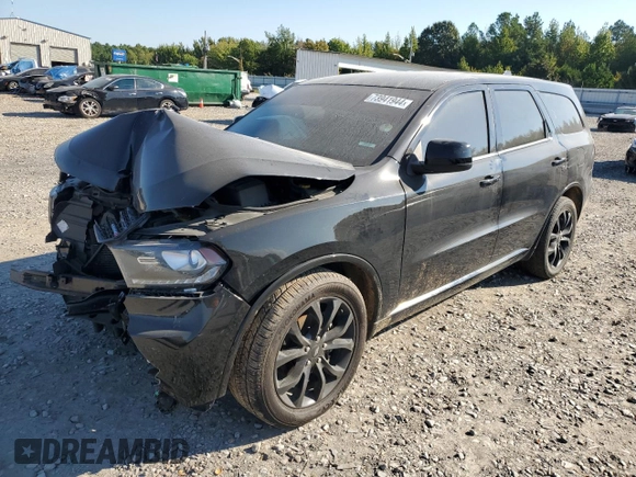 2020 Dodge Durango SXT Plus with VIN 1C4RDHAG7LC269038, listed as a Copart auction lot 73941944 with 105,291 mi miles and Salvage Title. Bid and sale history available at carsss.com. Image 1.