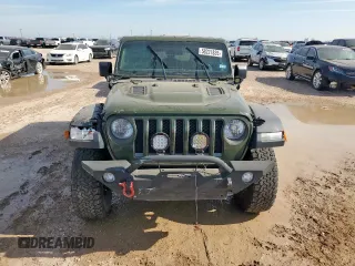 2021 Jeep Wrangler Rubicon with VIN 1C4HJXCG4MW787846, listed as a Copart auction lot 58221835 with 25,729 mi miles and Salvage title. Bid and sale history available at DreamBid. Image 5.