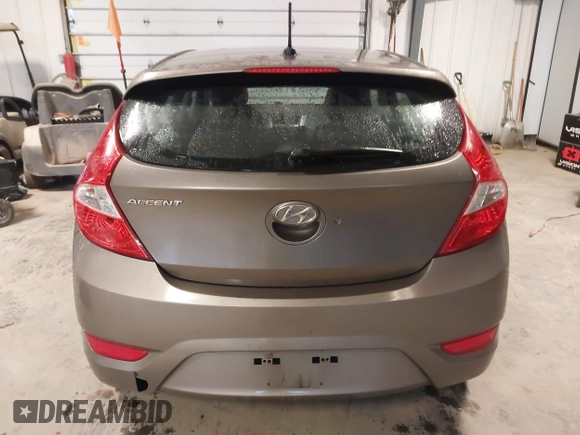 2013 Hyundai Accent SE with VIN KMHCU5AE6DU097353, listed as a IAAI auction lot 41937225 with 173,447 mi miles. Bid and sale history available at carsss.com. Image 16.