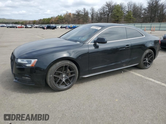 2016 Audi A5 Premium with VIN WAUD2AFR3GA015522, listed as a Copart auction lot 50330945 with 78,105 mi miles and Salvage title. Bid and sale history available at DreamBid. Image 1.