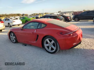 2015 Porsche Cayman S with VIN WP0AB2A80FK184769, listed as a Copart auction lot 77851604 with Not Provided miles and Salvage Title. Bid and sale history available at DreamBid. Image 2.