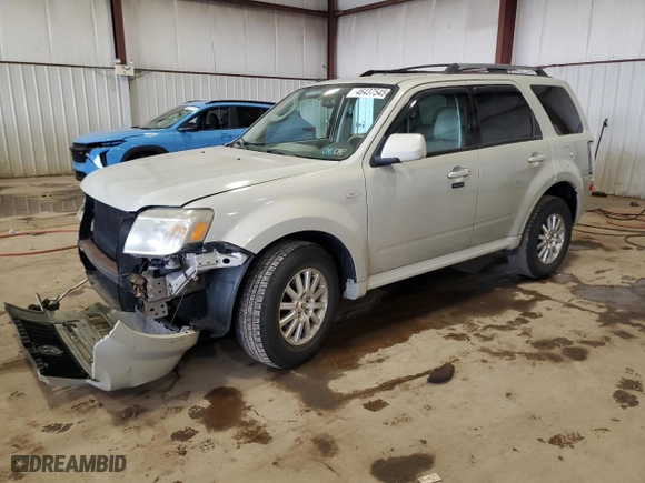 2009 Mercury Mariner Premier with VIN 4M2CU97G69KJ22608, listed as a Copart auction lot 46437545 with 139,797 mi miles and Salvage Title. Bid and sale history available at carsss.com. Image 1.