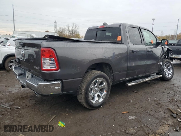 2023 Ram 1500 Big Horn with VIN 1C6SRFBT3PN578011, listed as a Copart auction lot 78027434 with 20,433 mi miles and Salvage Title. Bid and sale history available at carsss.com. Image 3.
