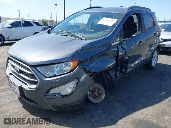 2020 Ford EcoSport SE with VIN MAJ3S2GE9LC349493, listed as a IAAI auction lot 41798547 with 42,946 mi miles. Bid and sale history available at carsss.com. Image 19.