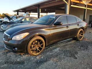 2011 Infiniti M37 with VIN JN1BY1AP7BM324984, listed as a Copart auction lot 82195974 with 164,074 mi miles and Salvage Title. Bid and sale history available at carsss.com. Image 1.