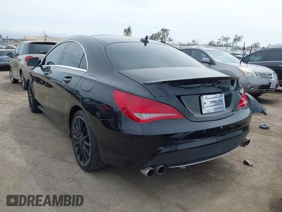 2014 Mercedes-Benz CLA 250 with VIN WDDSJ4EB6EN131263, listed as a IAAI auction lot 42379300 with 102,074 mi miles and . Bid and sale history available at DreamBid. Image 3.