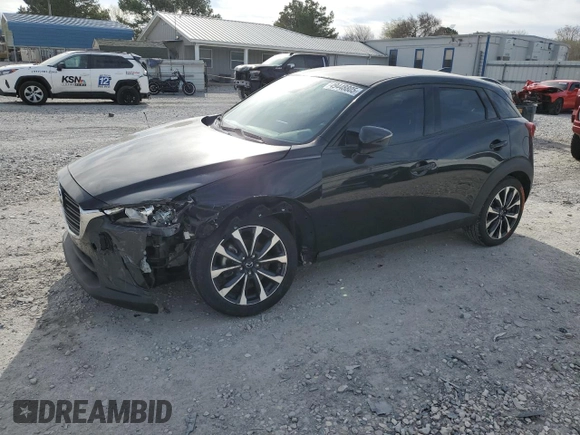 2019 Mazda CX-3 Touring with VIN JM1DKFC74K1453221, listed as a Copart auction lot 49448805 with 63,031 mi miles and Salvage Title. Bid and sale history available at carsss.com. Image 1.