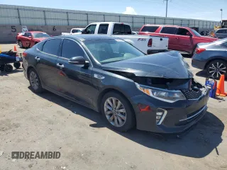 2018 Kia Optima S with VIN 5XXGT4L37JG244926, listed as a Copart auction lot 60372025 with Not provided miles and Salvage title. Bid and sale history available at DreamBid. Image 4.