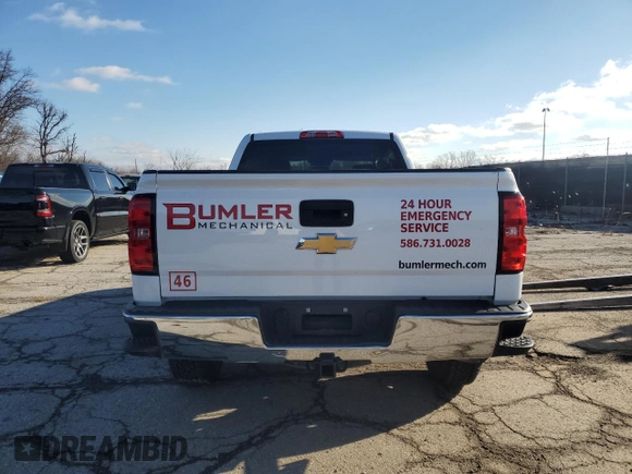 2018 Chevrolet Silverado 1500 Work Truck with VIN 1GCRCNEH4JZ355843, listed as a Copart auction lot 81725654 with 131,553 mi miles and Clean Title. Bid and sale history available at carsss.com. Image 6.