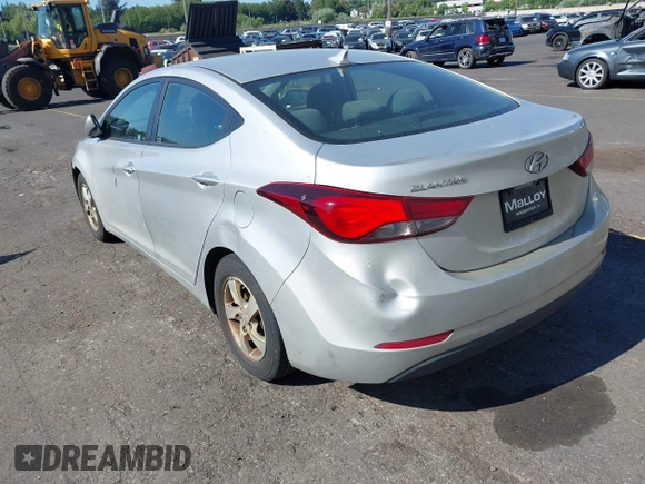 2015 Hyundai Elantra SE with VIN 5NPDH4AE0FH581281, listed as a IAAI auction lot 42762916 with 131,187 mi miles and . Bid and sale history available at DreamBid. Image 6.