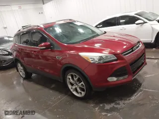 2014 Ford Escape Titanium with VIN 1FMCU9J93EUB08515, listed as a IAAI auction lot 41860199 with 94,573 mi miles. Bid and sale history available at carsss.com. Image 1.