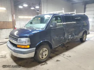 2009 Chevrolet Express Passenger with VIN 1GAHG39K891160468, listed as a Copart auction lot 42297875 with 148,526 mi miles and Salvage Title. Bid and sale history available at carsss.com. Image 1.