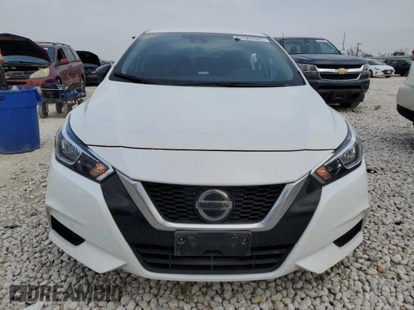 2022 Nissan Versa S with VIN 3N1CN8DVXNL832476, listed as a Copart auction lot 51307035 with 46,935 mi miles and Salvage title. Bid and sale history available at DreamBid. Image 5.