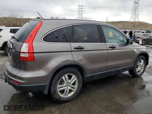 2011 Honda CR-V EX with VIN 5J6RE4H55BL064952, listed as a Copart auction lot 50954545 with 168,428 mi miles and Salvage Title. Bid and sale history available at carsss.com. Image 3.