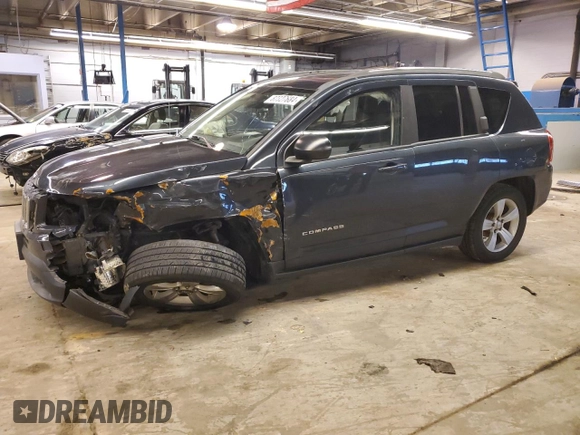 2015 Jeep Compass Sport with VIN 1C4NJDBB6FD177260, listed as a Copart auction lot 87327684 with Not Provided miles and Salvage Title. Bid and sale history available at carsss.com. Image 1.