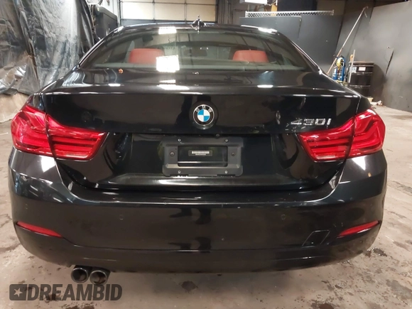 2019 BMW 4 Series 430i with VIN WBA4W3C52KAF93592, listed as a IAAI auction lot 41119481 with 104,214 mi miles and . Bid and sale history available at DreamBid. Image 16.