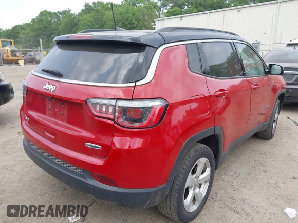 2018 Jeep Compass Latitude с VIN 3C4NJDBBXJT270575, выставлен на аукционе IAAI как лот 42436369 с пробегом 90 311 миль миль и . История ставок и продаж доступна на DreamBid. Изображение 4.
