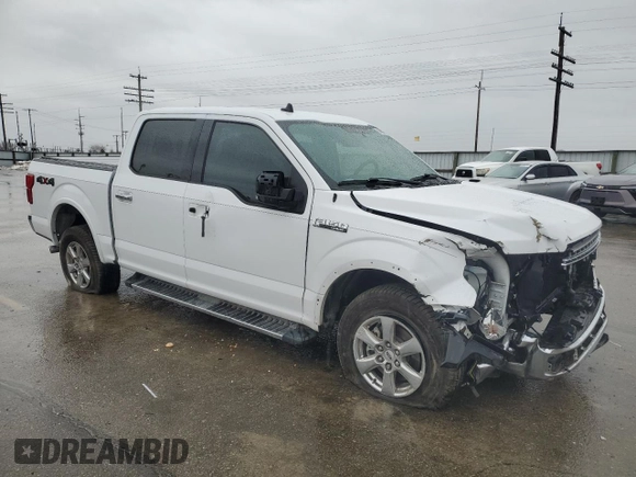 2019 Ford F-150 XL with VIN 1FTEW1E50KKE22632, listed as a Copart auction lot 45663285 with Not Provided miles and Salvage Title. Bid and sale history available at DreamBid. Image 4.