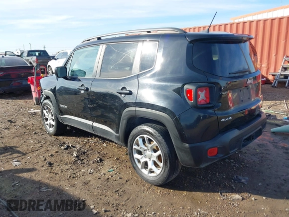 2017 Jeep Renegade Latitude z VIN ZACCJBBB8HPF76347, wystawiony jako IAAI lot #41397916 z przebiegiem 281 192 mil mil oraz . Historia ofert i sprzedaży dostępna na DreamBid. Obrazek 3.