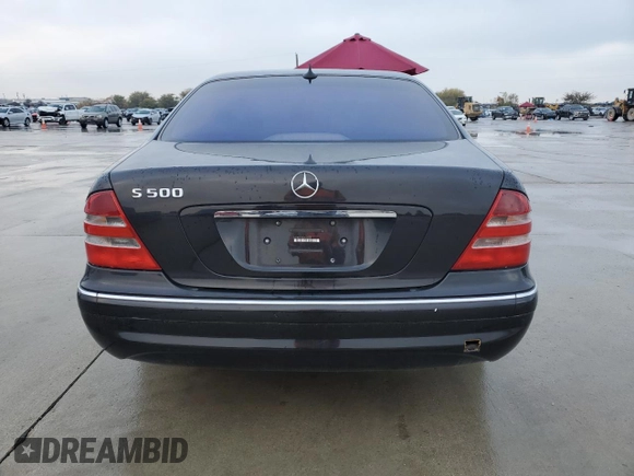 2002 Mercedes-Benz S-Class 5.0L with VIN WDBNG75J32A238335, listed as a Copart auction lot 83335234 with 123,471 mi miles and Clean Title. Bid and sale history available at carsss.com. Image 6.