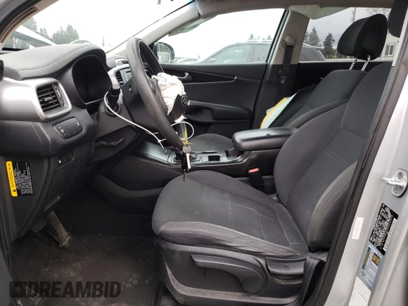 2017 Kia Sorento LX with VIN 5XYPGDA5XHG220425, listed as a Copart auction lot 47653075 with 191,170 mi miles and Salvage Title. Bid and sale history available at carsss.com. Image 7.