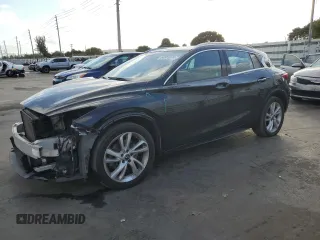 2018 Infiniti QX30 Premium with VIN SJKCH5CP9JA057155, listed as a Copart auction lot 84965074 with 91,679 mi miles and Salvage title. Bid and sale history available at DreamBid. Image 1.